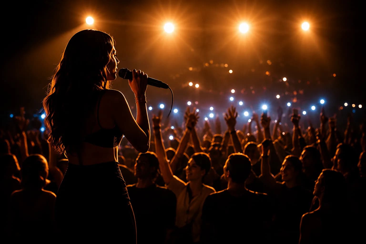 A live music performance