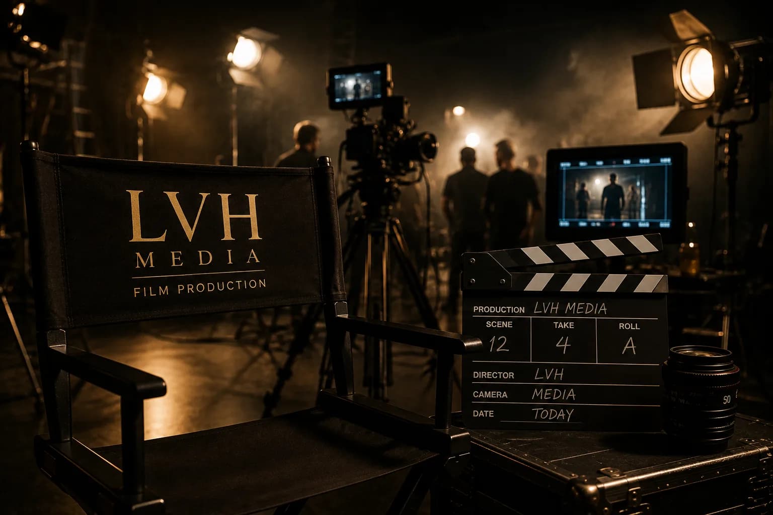 An LVH Studios production set